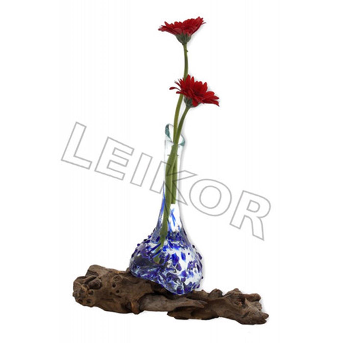 Wurzel mit Vase Blue Drops