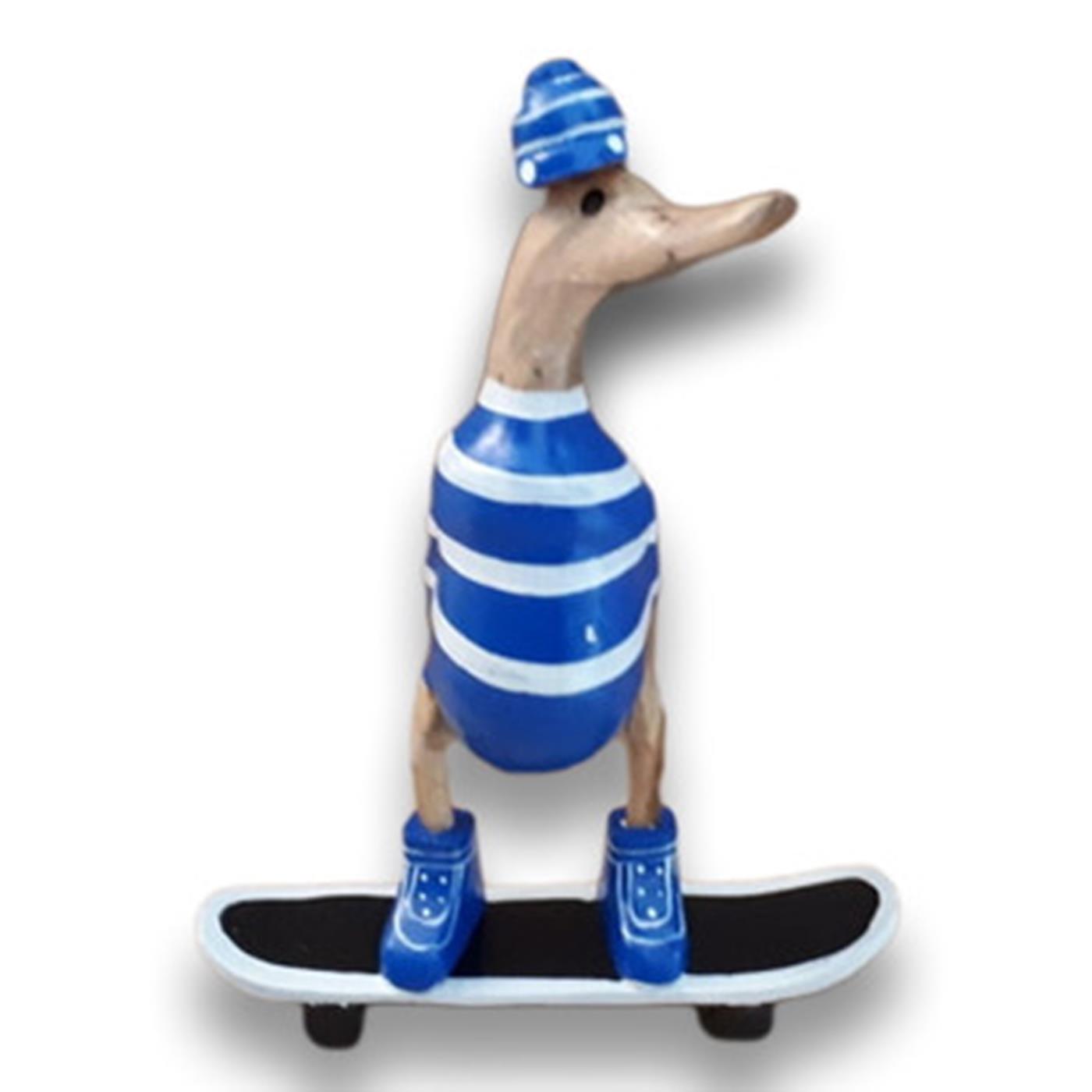Ente mit Skateboard 40 cm
